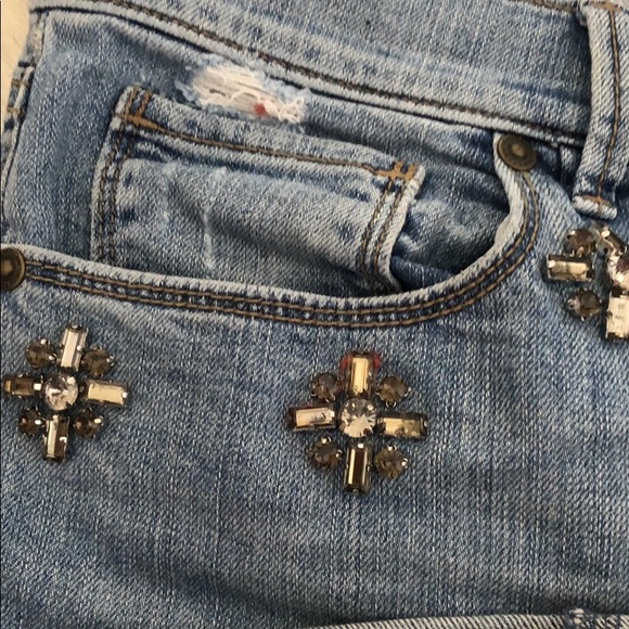 Ann Taylor Loft sparkle jeans - Picture 3 of 6